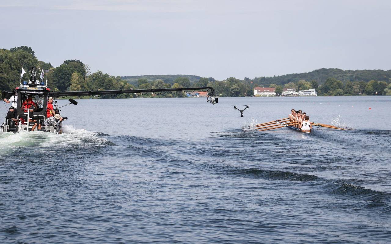 Dreharbeiten zum Film «Adams Acht»