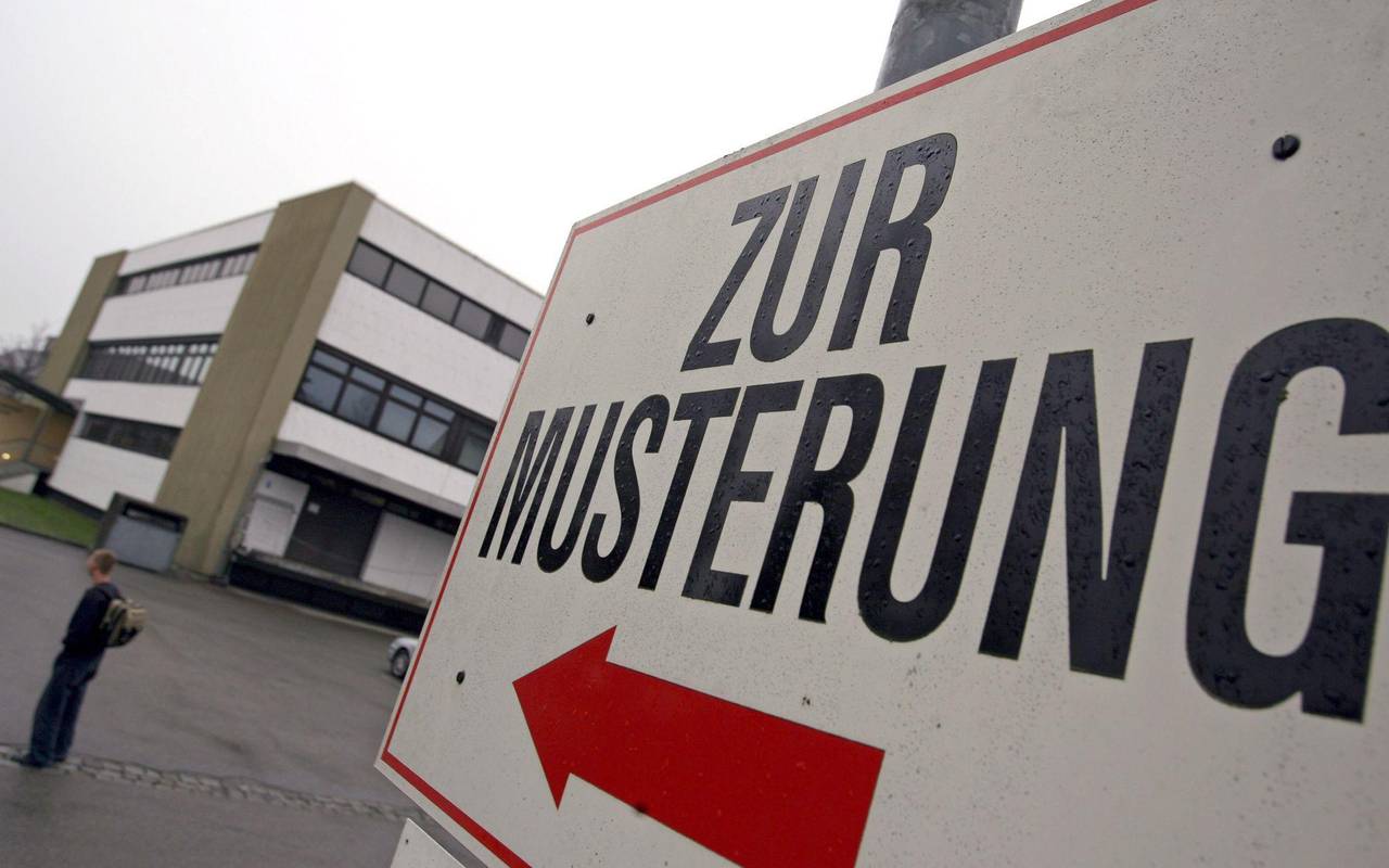 Musterung im Kreiswehrersatzamt