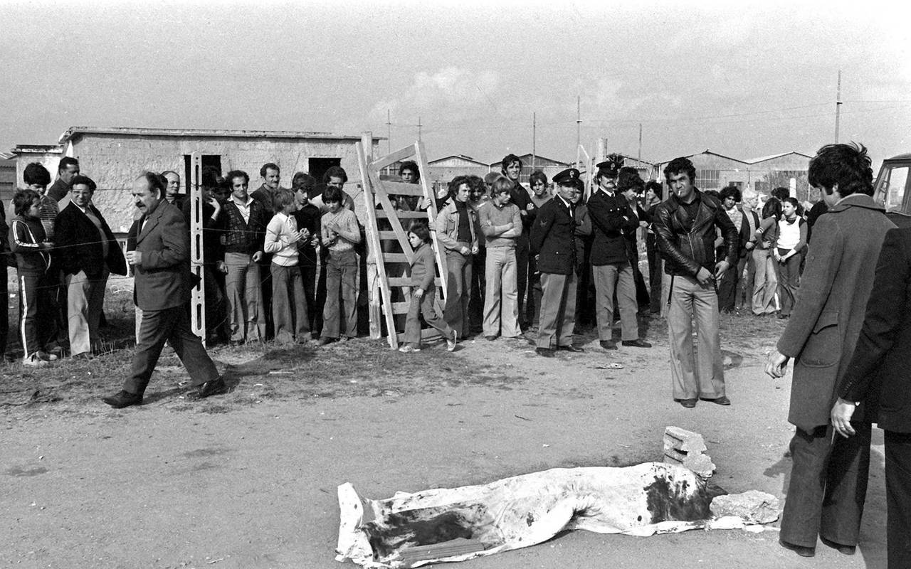 Der Leichnam von Pier Paolo Pasolini