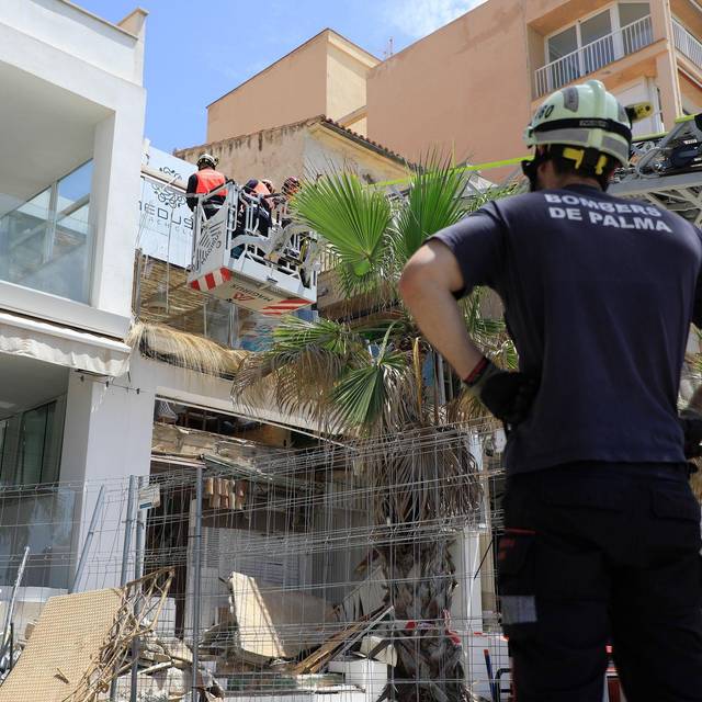 Gebäudeeinsturz auf Mallorca