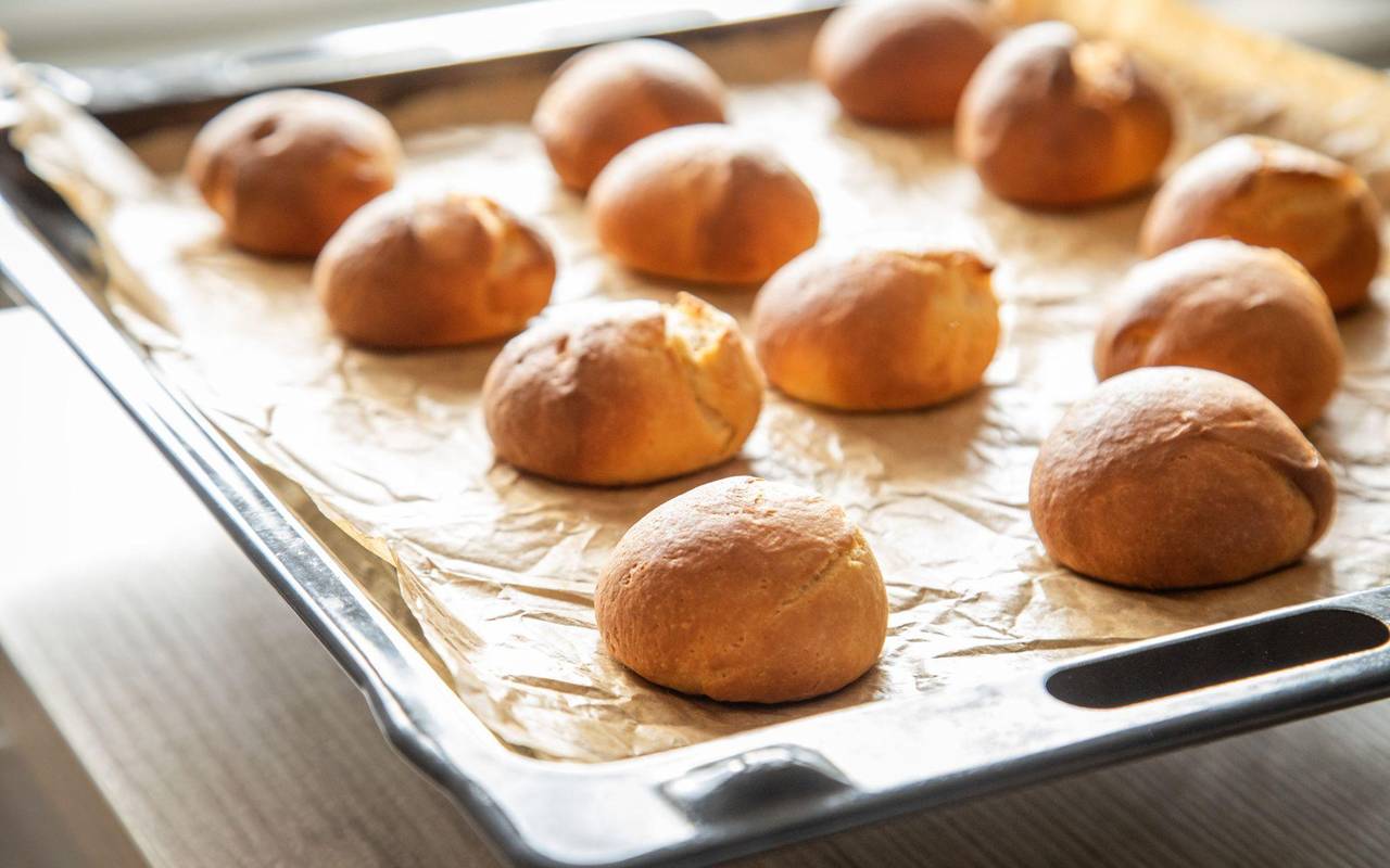 Herstellung von Maritozzo Romano