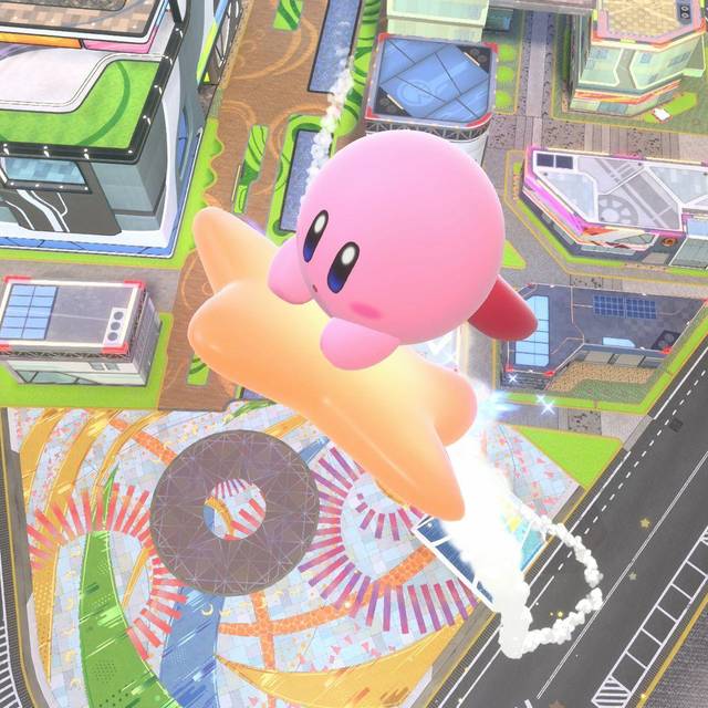 Screenshot aus dem Spiel «Kirby Air Riders»