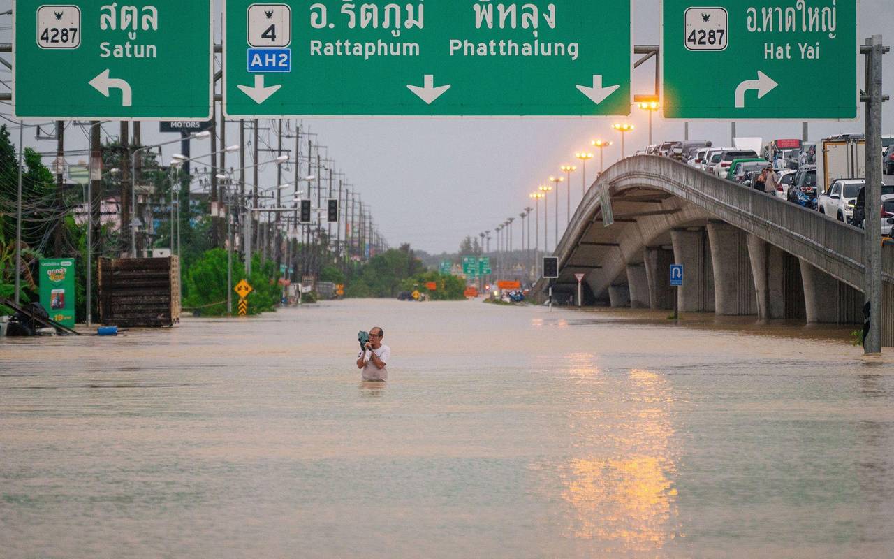 Überschwemmungen in Südthailand