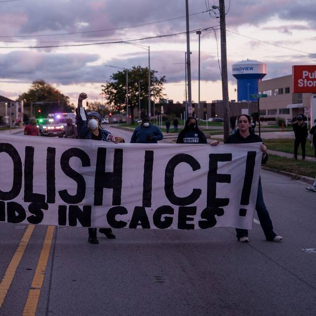 Proteste in den USA - Broadview