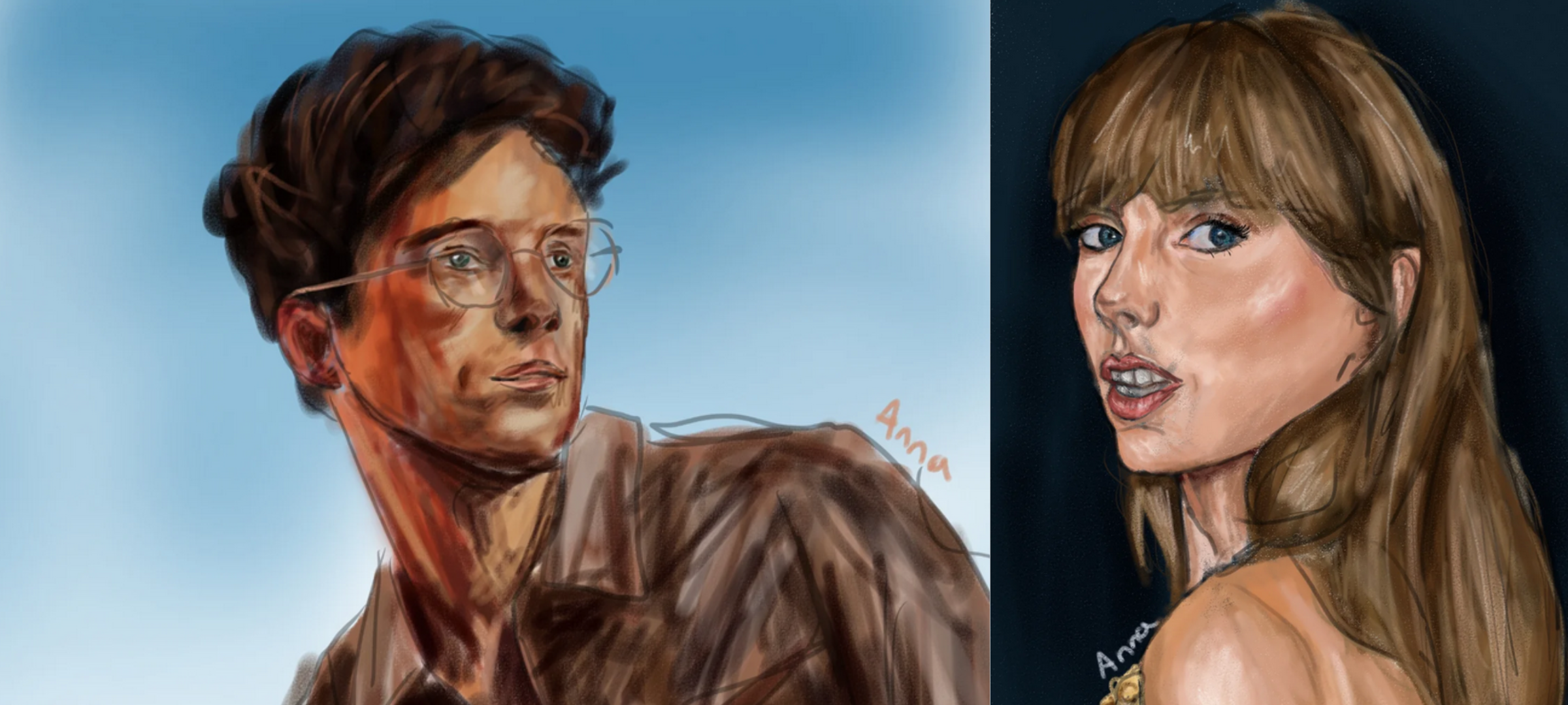 Abseits von ihrer Leidenschaft zum Linoldruck erschafft sie ihre Kunst aber auch auf andere Weise - zum Beispiel digital am Tablet oder mit Aquarellfarbe.