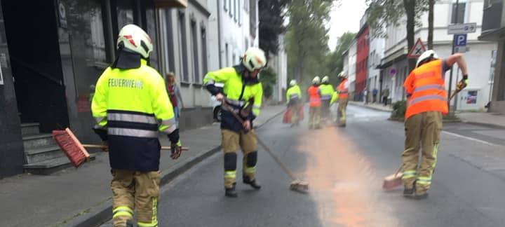 Ölspur legte Berufsverkehr lahm