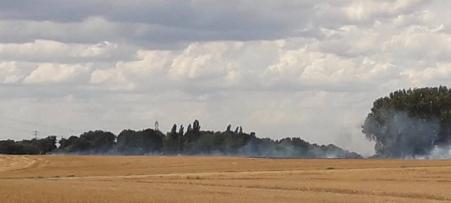 Feldbrand in Hubbelrath