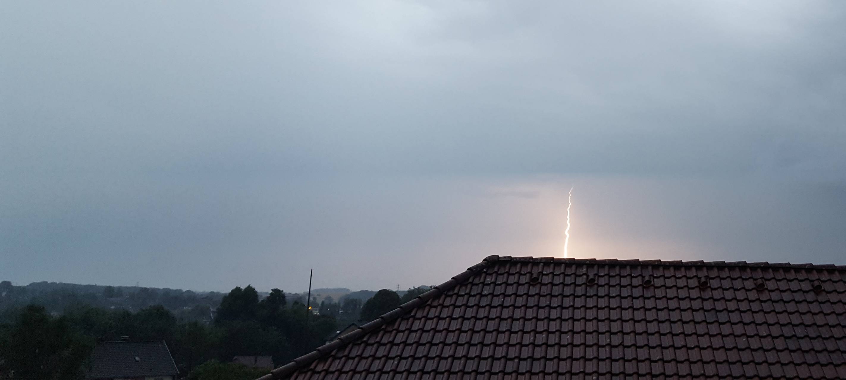 Wenige Blitze im Kreis