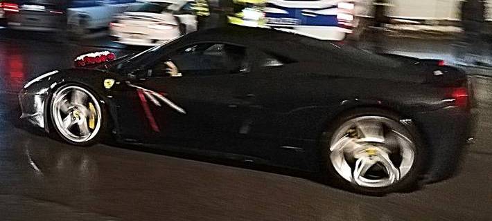 Illegales Autorennen auf der A3