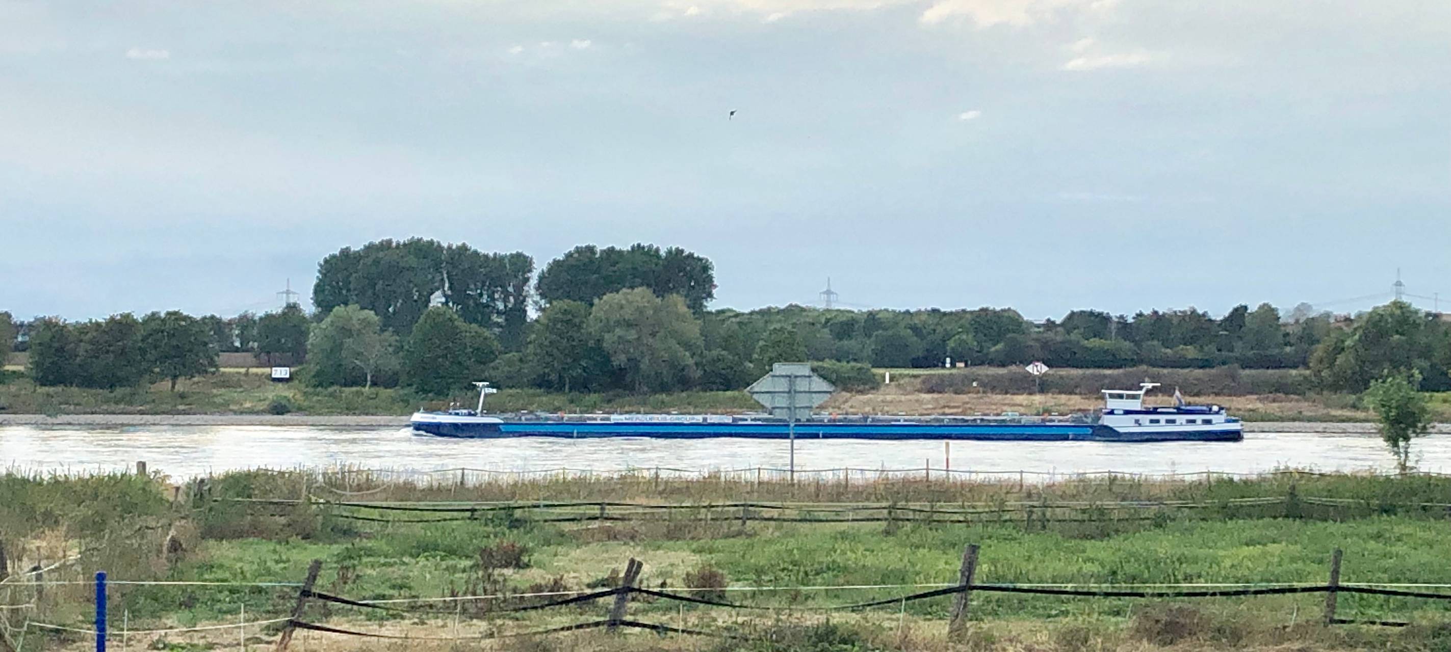 Niedrige Pegel: Schiffe nicht voll beladen