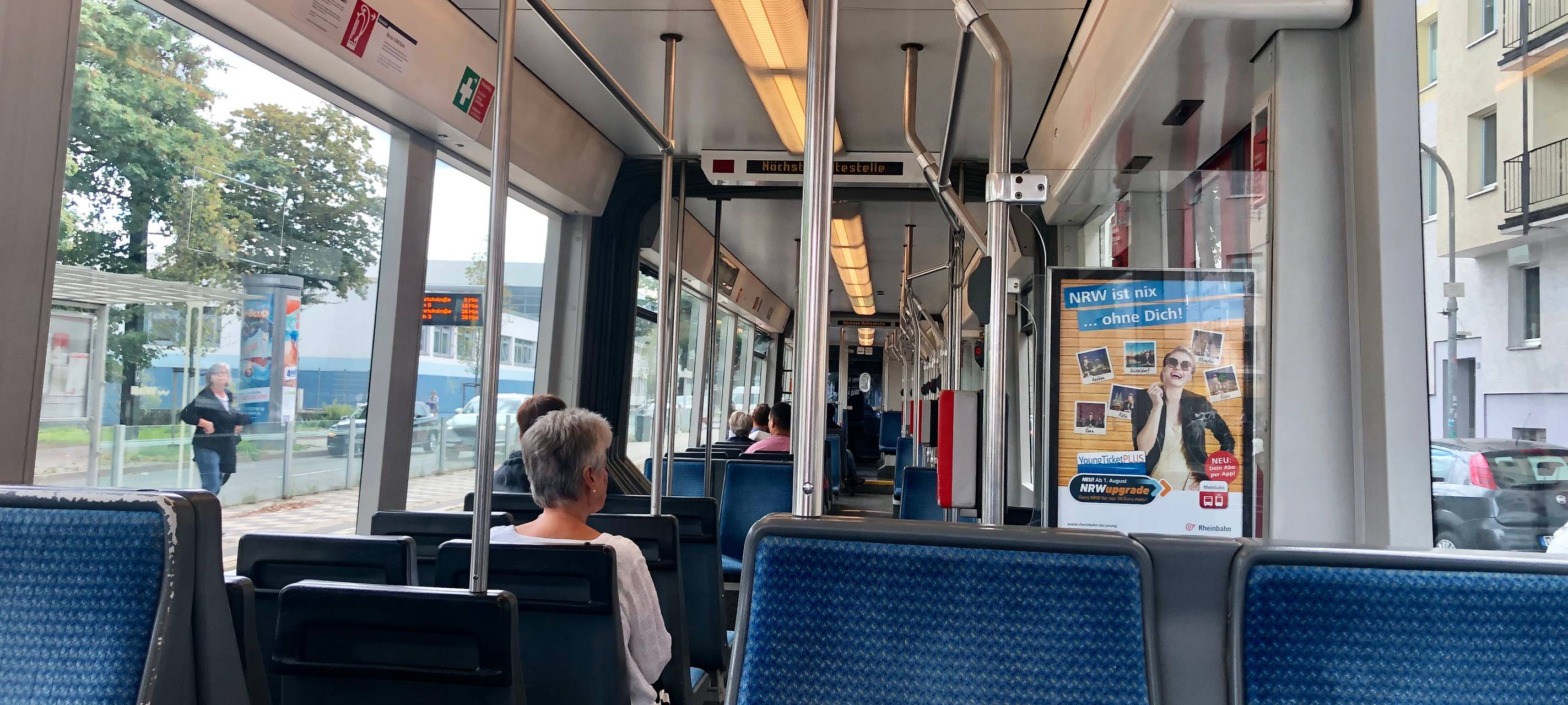 Rheinbahn senkt Temperatur in Bahnen