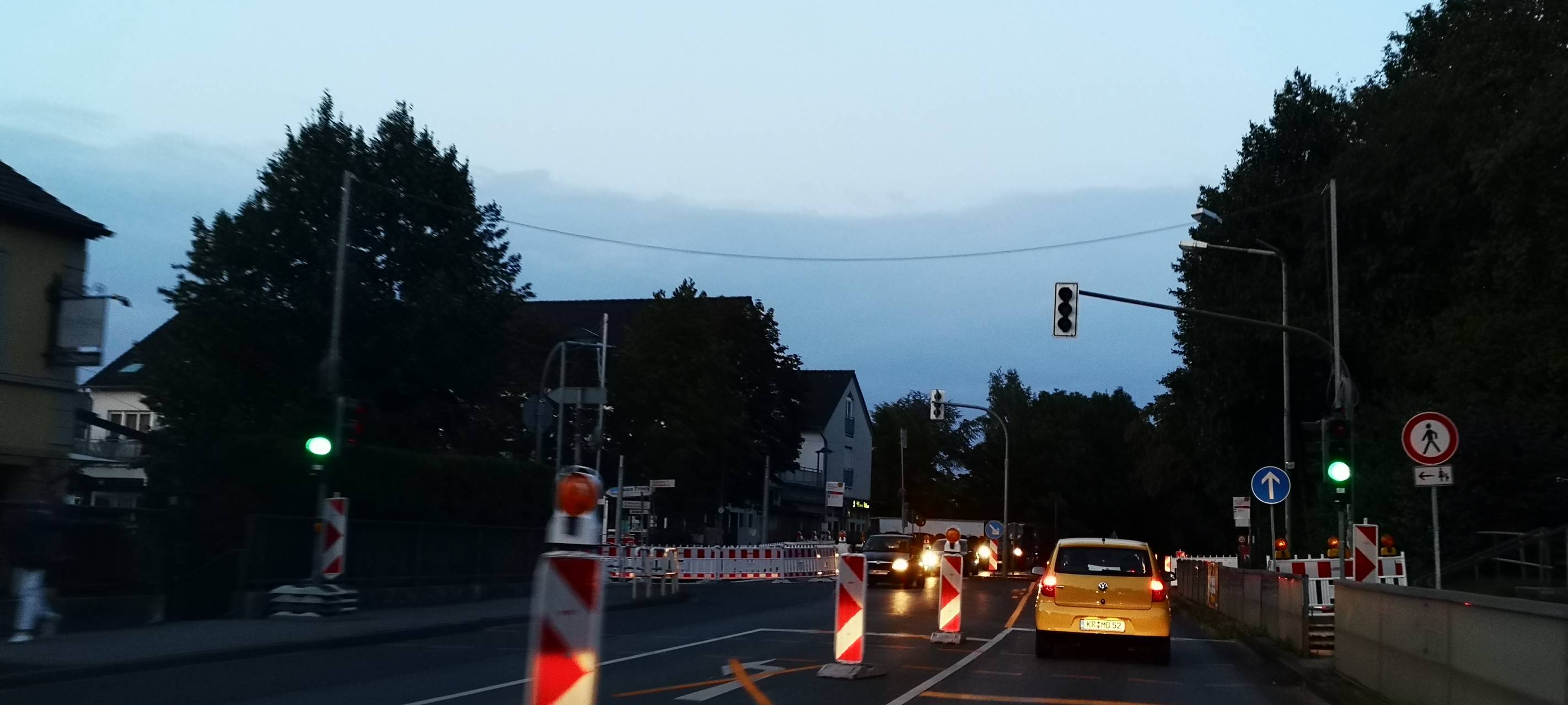 Bauarbeiten auf der Meiersberger Straße