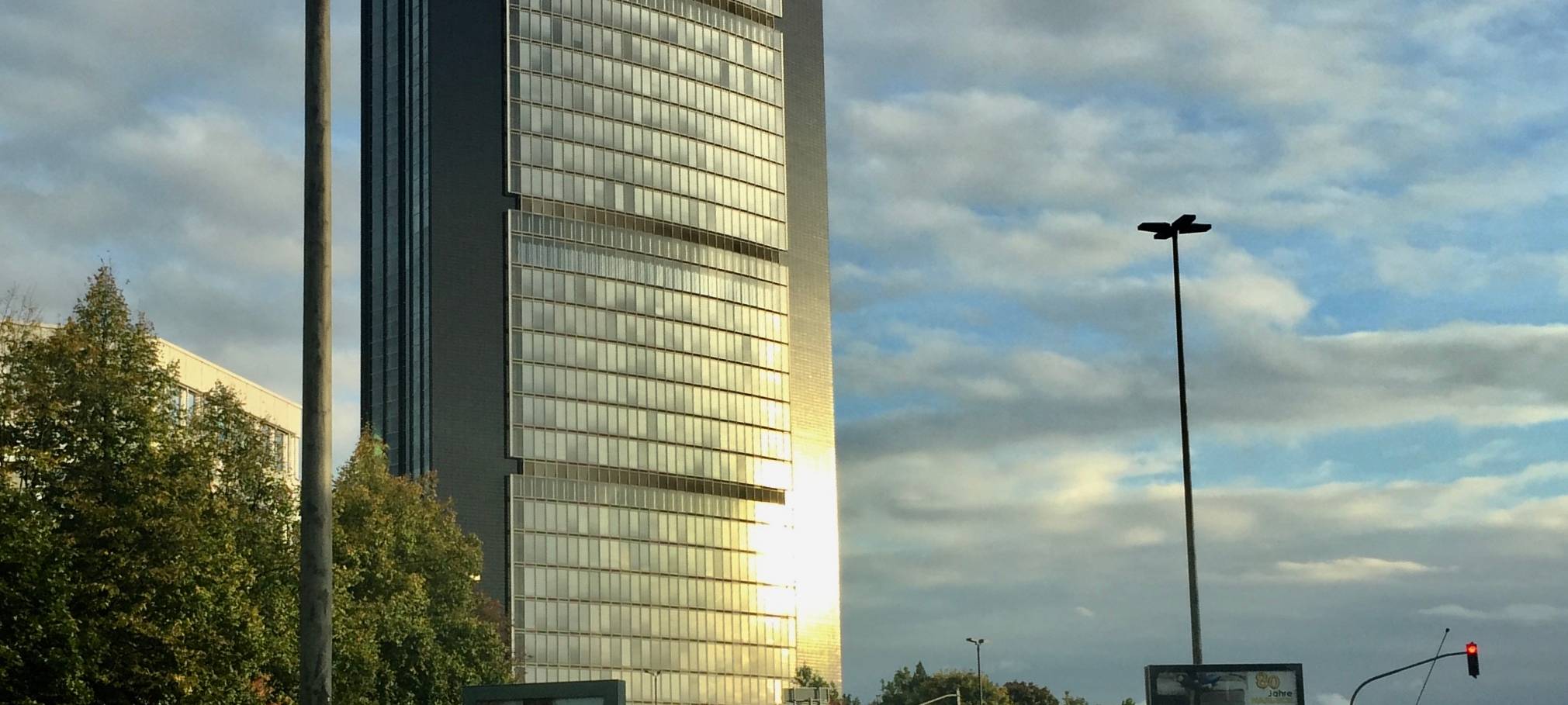 Arbeiten am Mörsenbroicher Ei am Wochenende