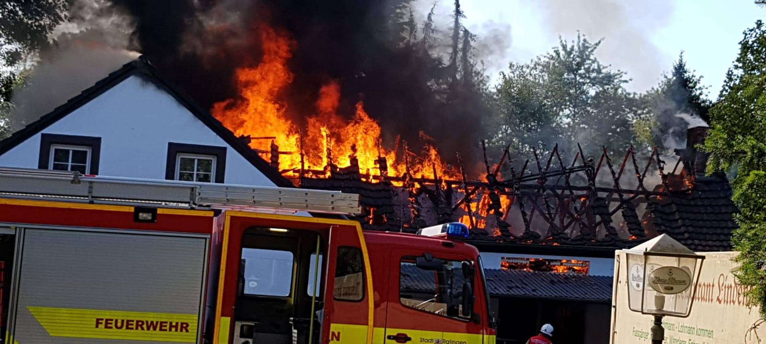 Ratinger Lindenhof: Technischer Defekt hat Feuer verursacht