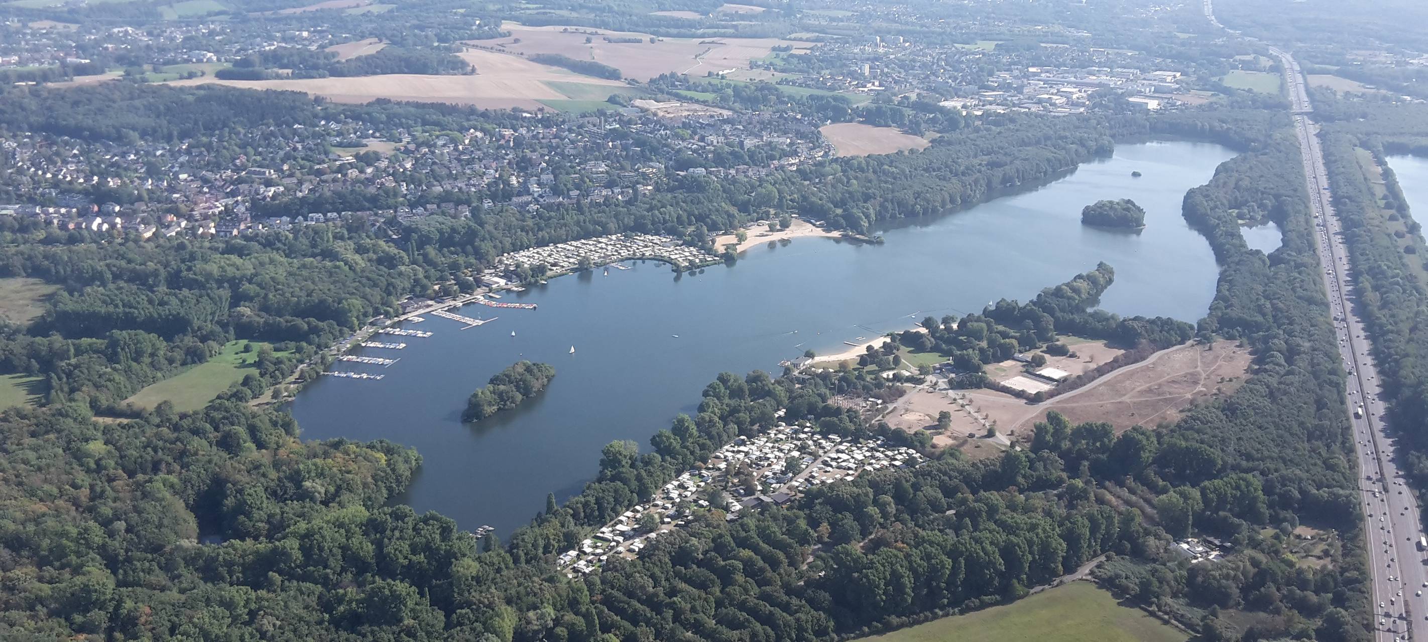 Badeseen sauber und gut erreichbar