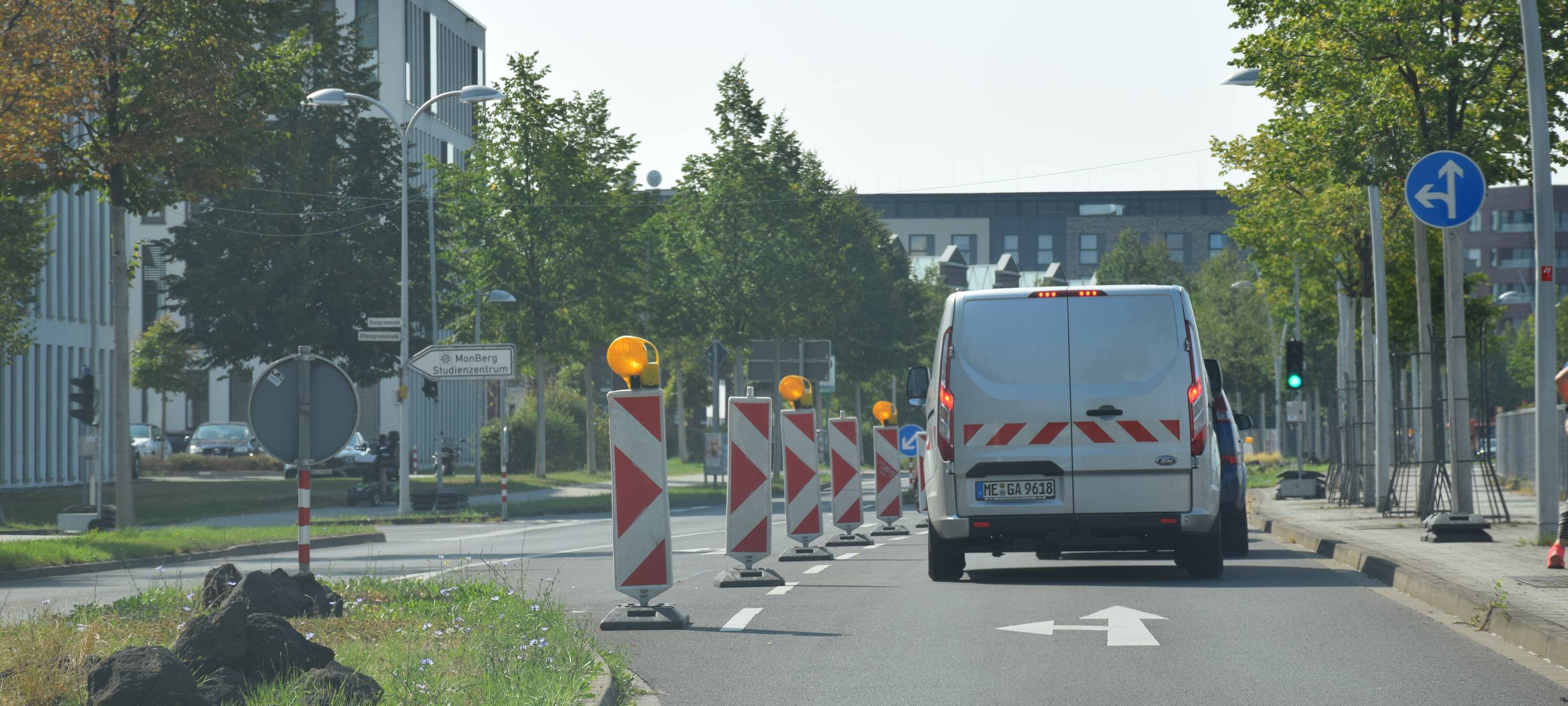 Monheimer Rheinpromenade: Vollsperrung ab 14. Juli