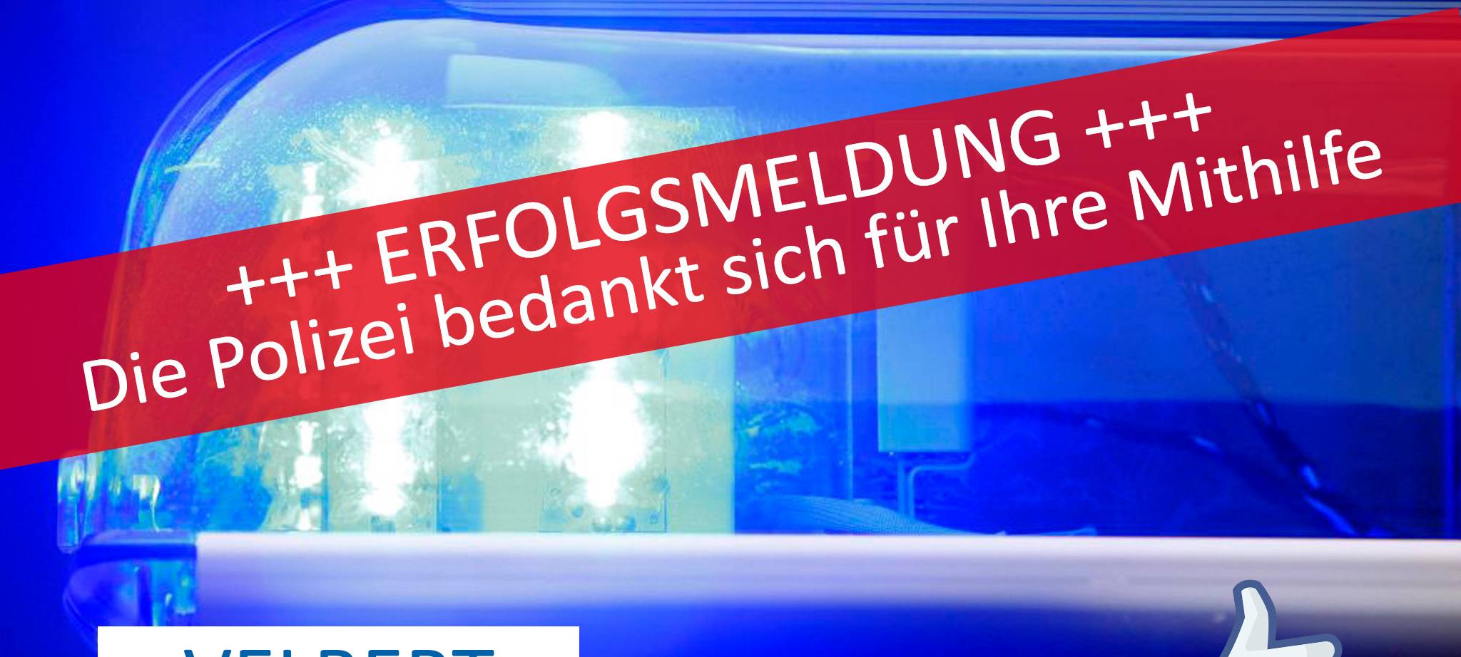 Velbert: Fahndungserfolg