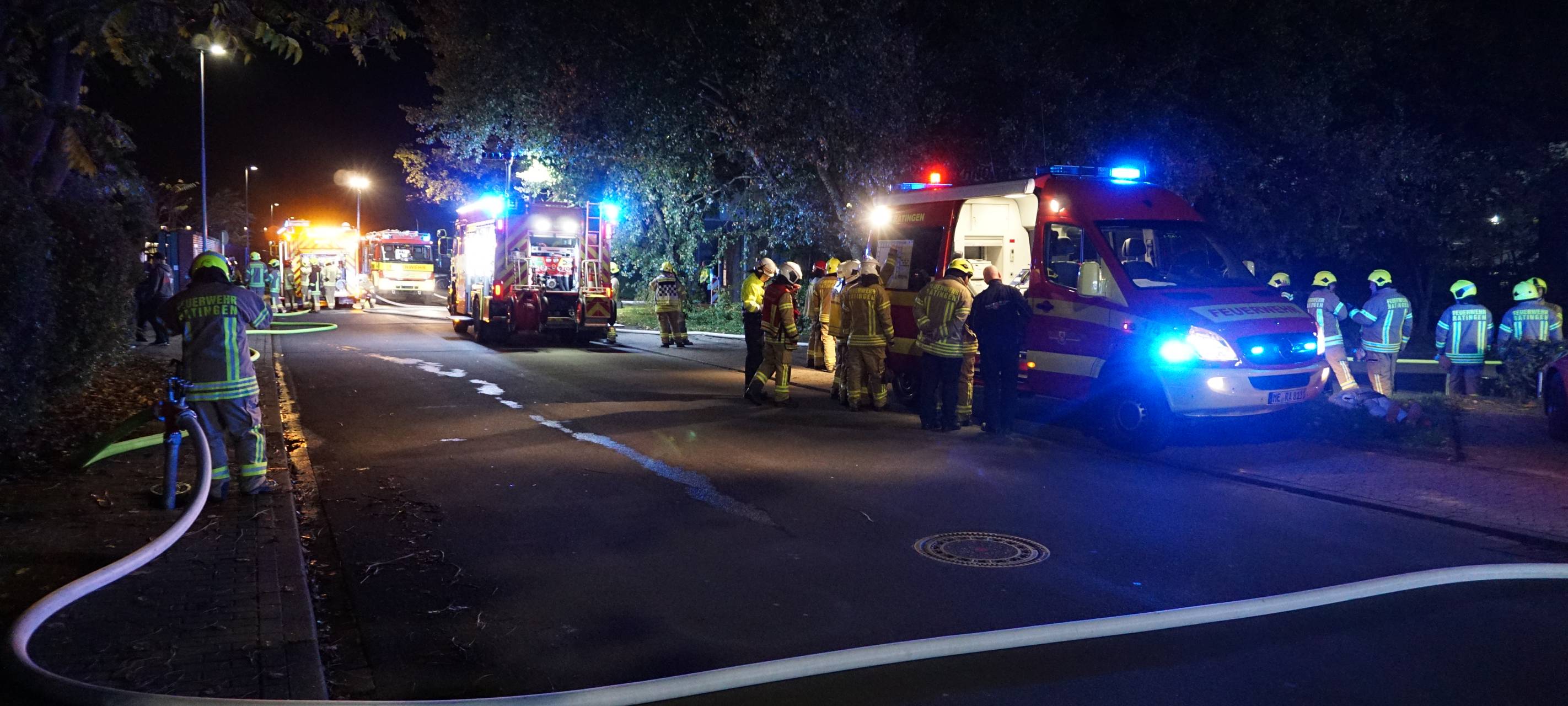 Feuerwehrübung gestern Abend