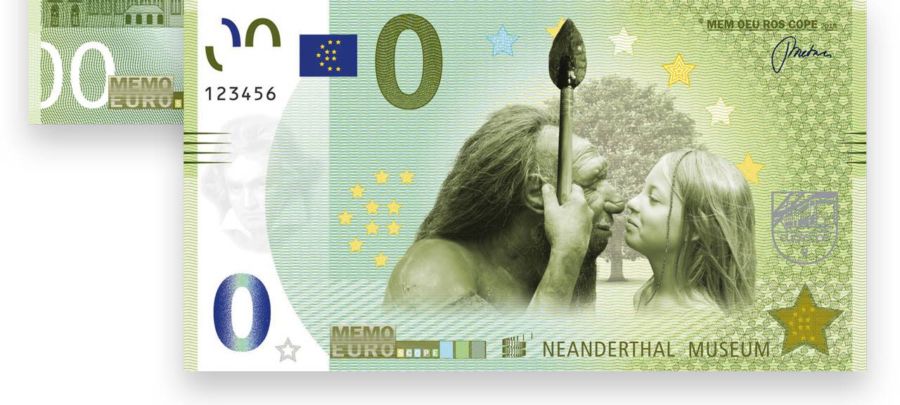 Neanderthal Museum bringt weiteren 0-Euro-Schein