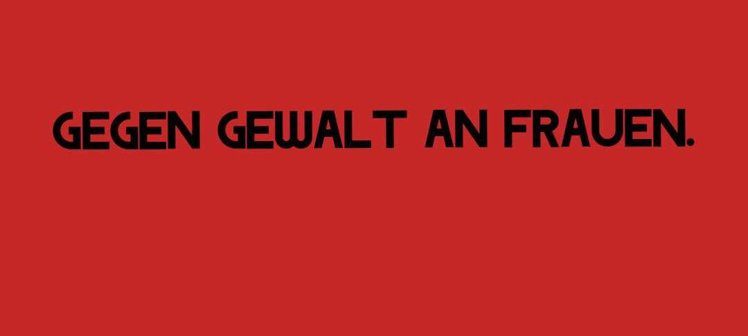 Nein zu Gewalt an Frauen