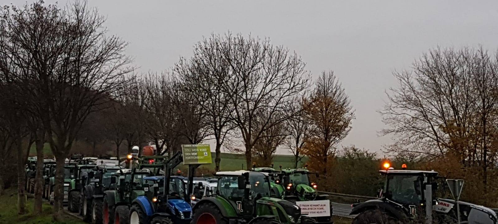 Landwirte demonstrieren