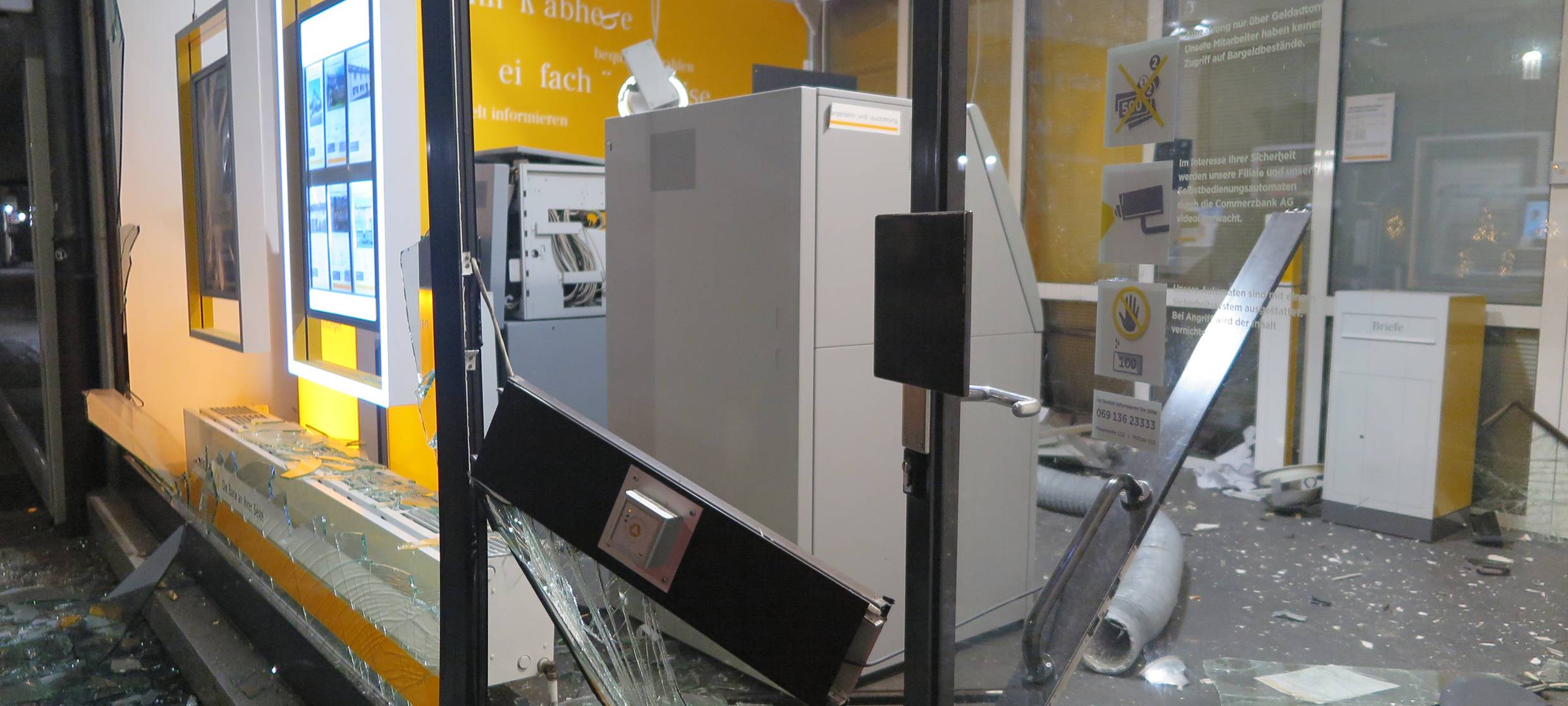 Geldautomat gesprengt