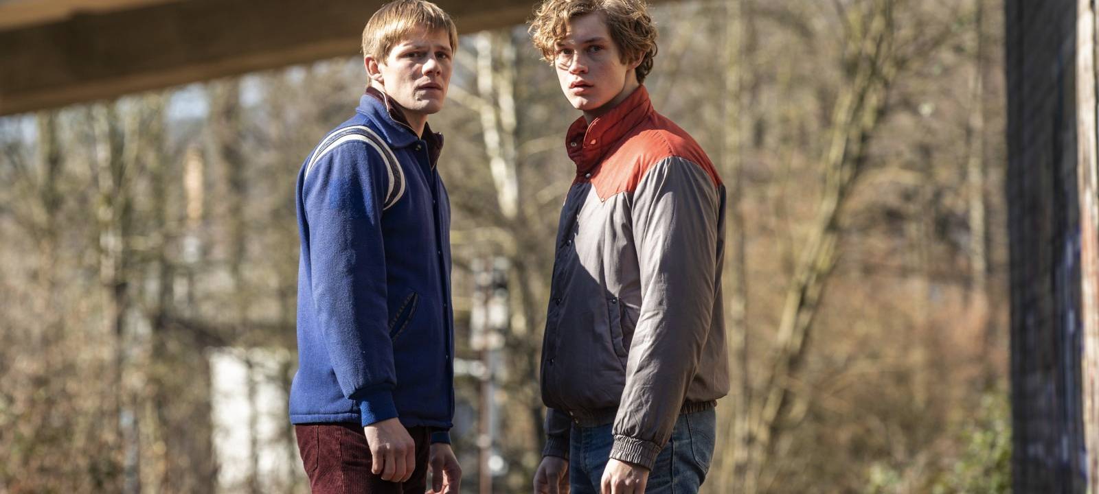 Frieder und Höppner am Gleis.