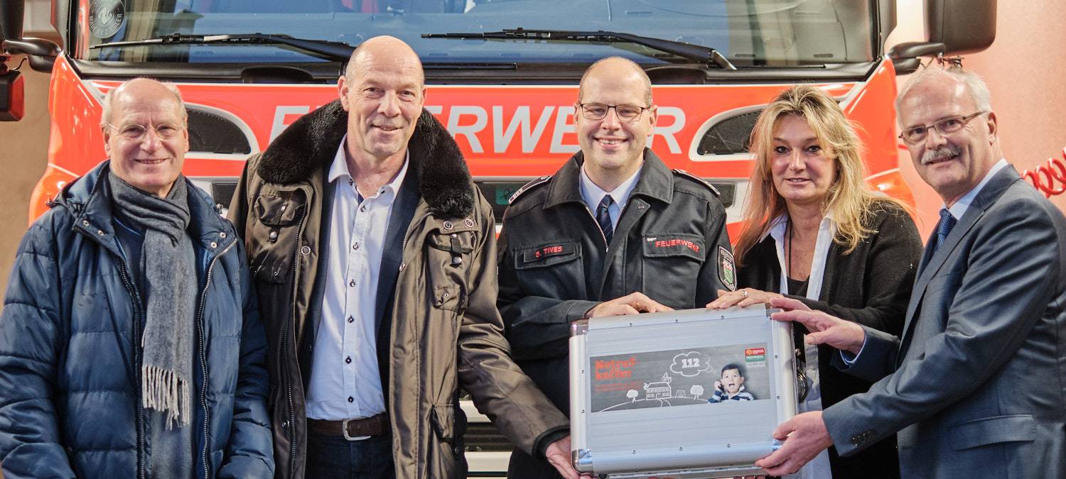 Hilden: Aufklärung mit Brandschutz-Koffern