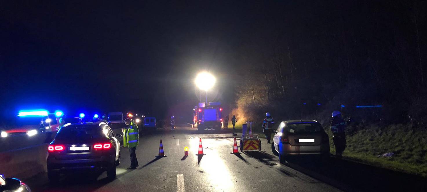 Tödlicher Unfall auf A535