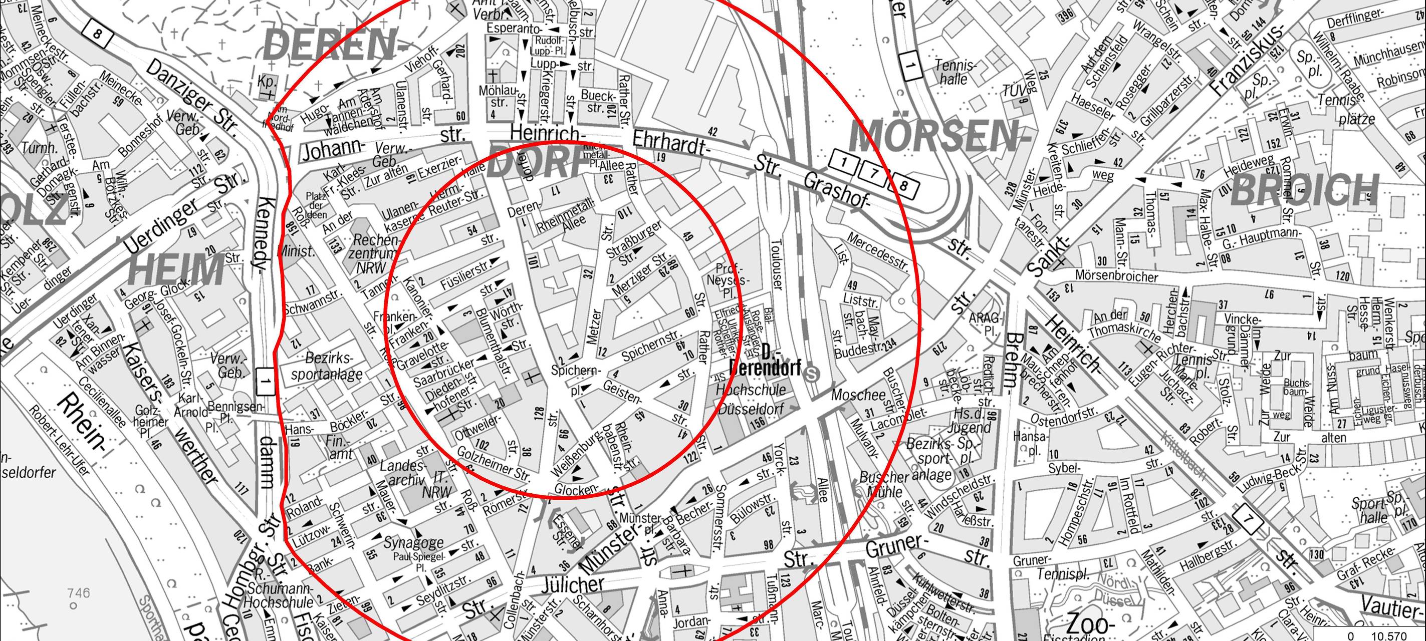 Düsseldorf: Bombenfund in Derendorf