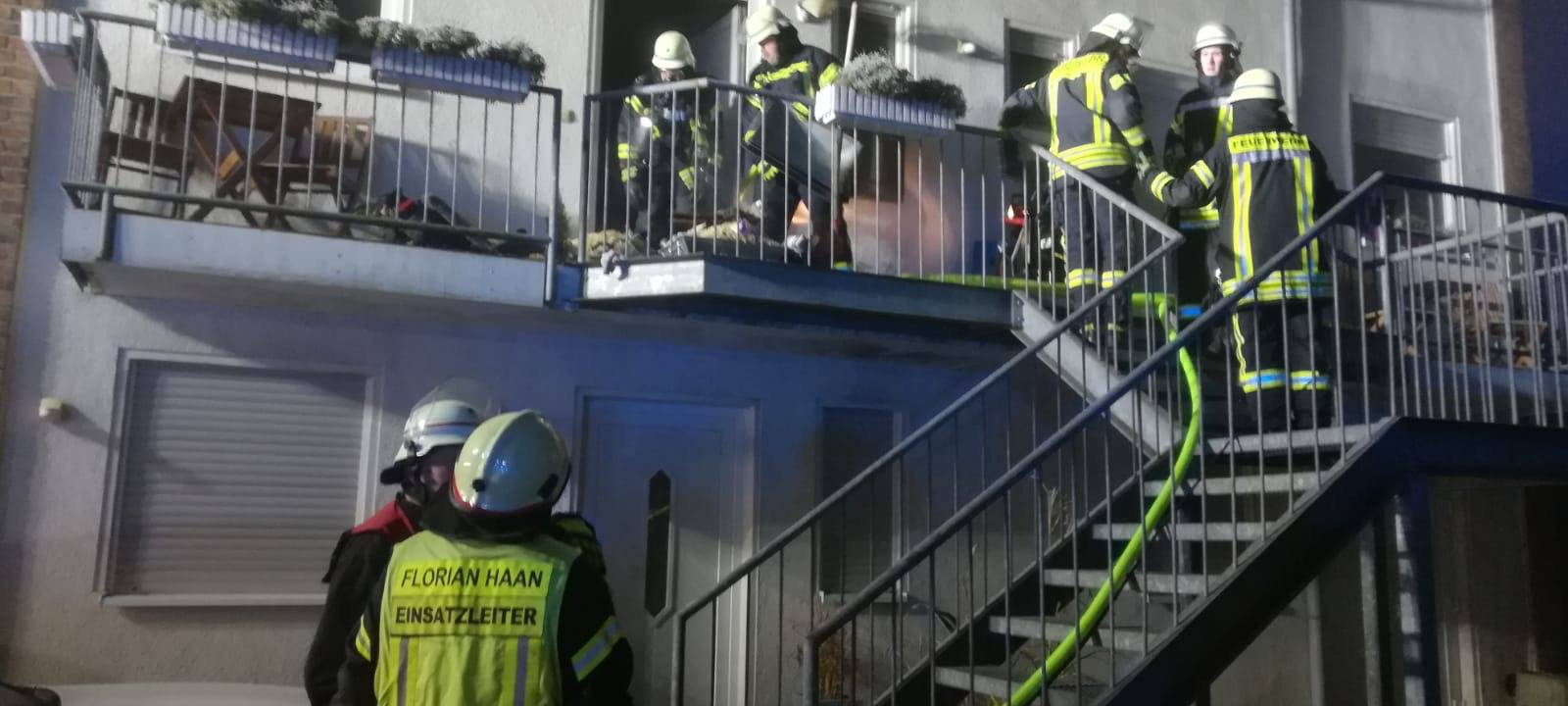 Wohnhausbrand in Haan