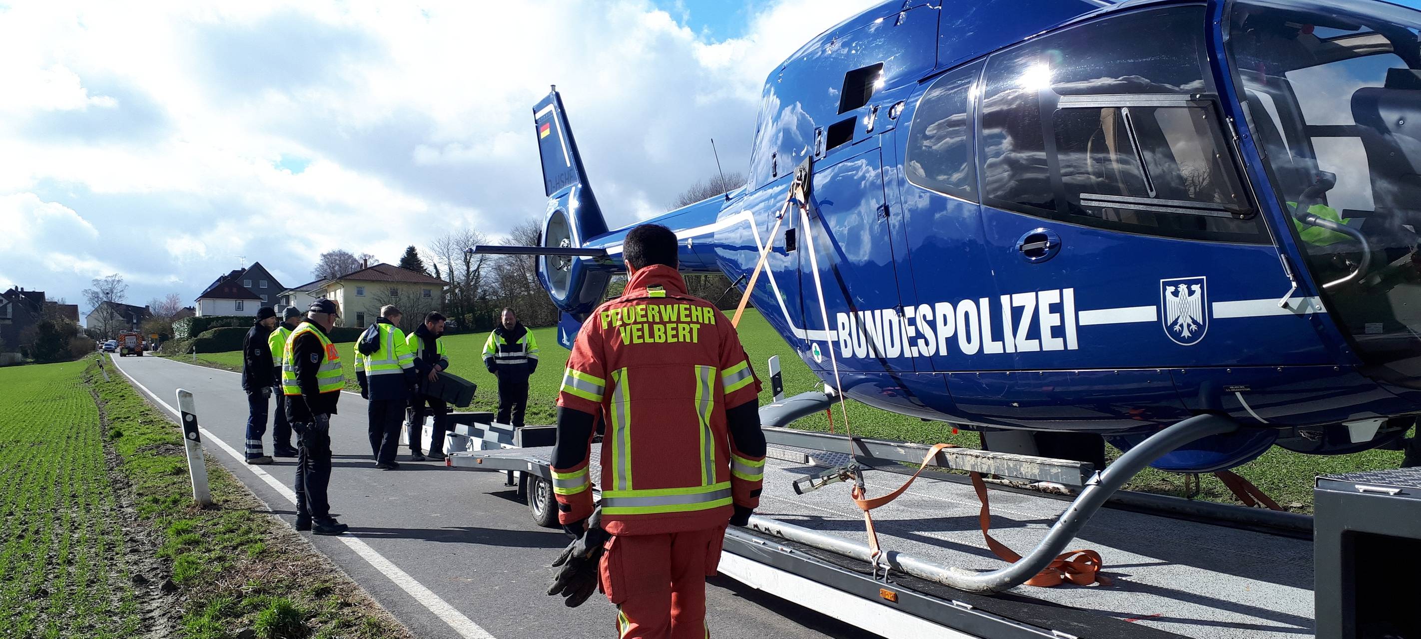 Hubschrauber geborgen