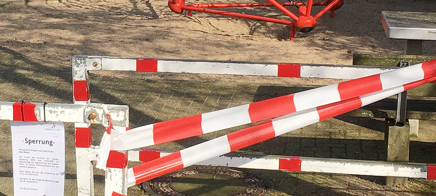Monheim schließt alle Restaurants und Spielplätze