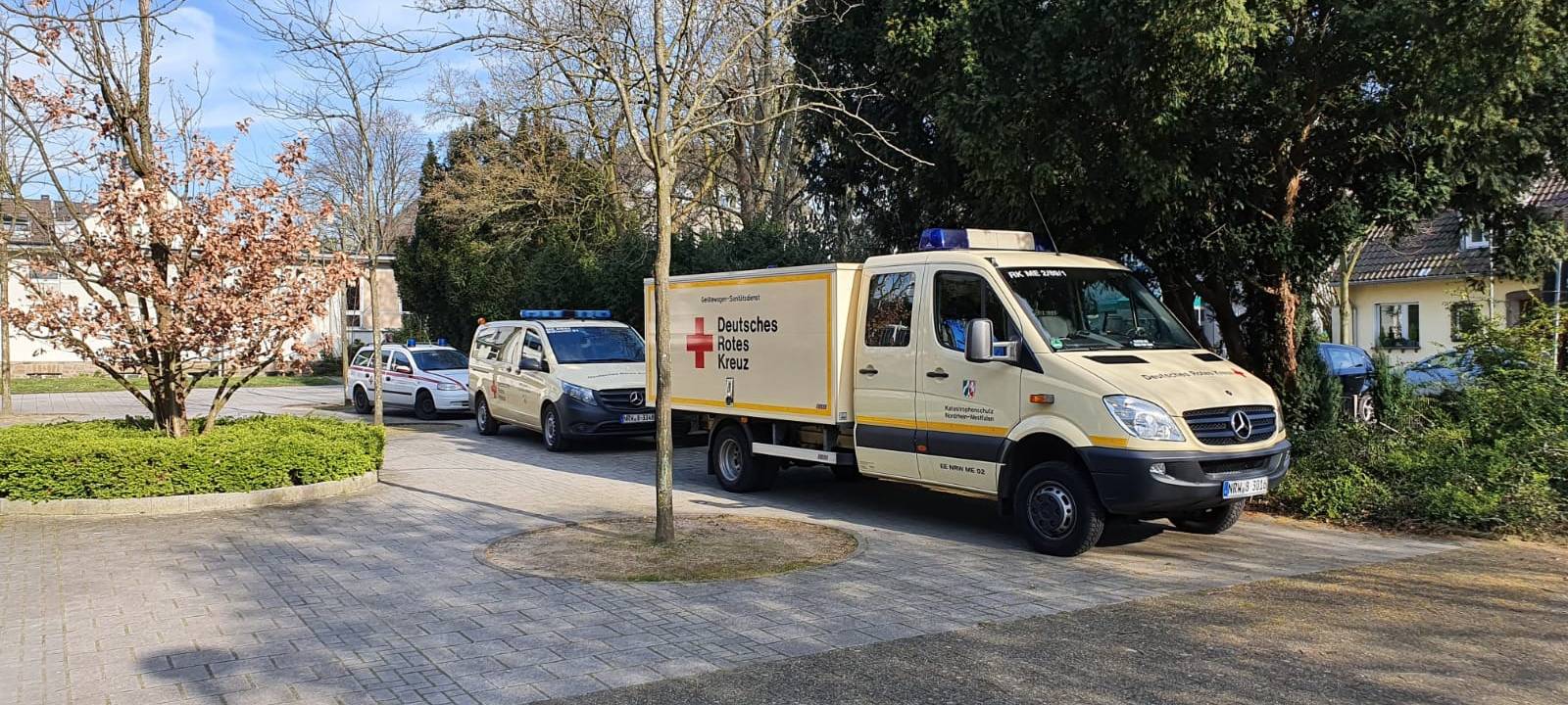 DRK unterstützt Einsatzkräfte im Kreis Mettmann