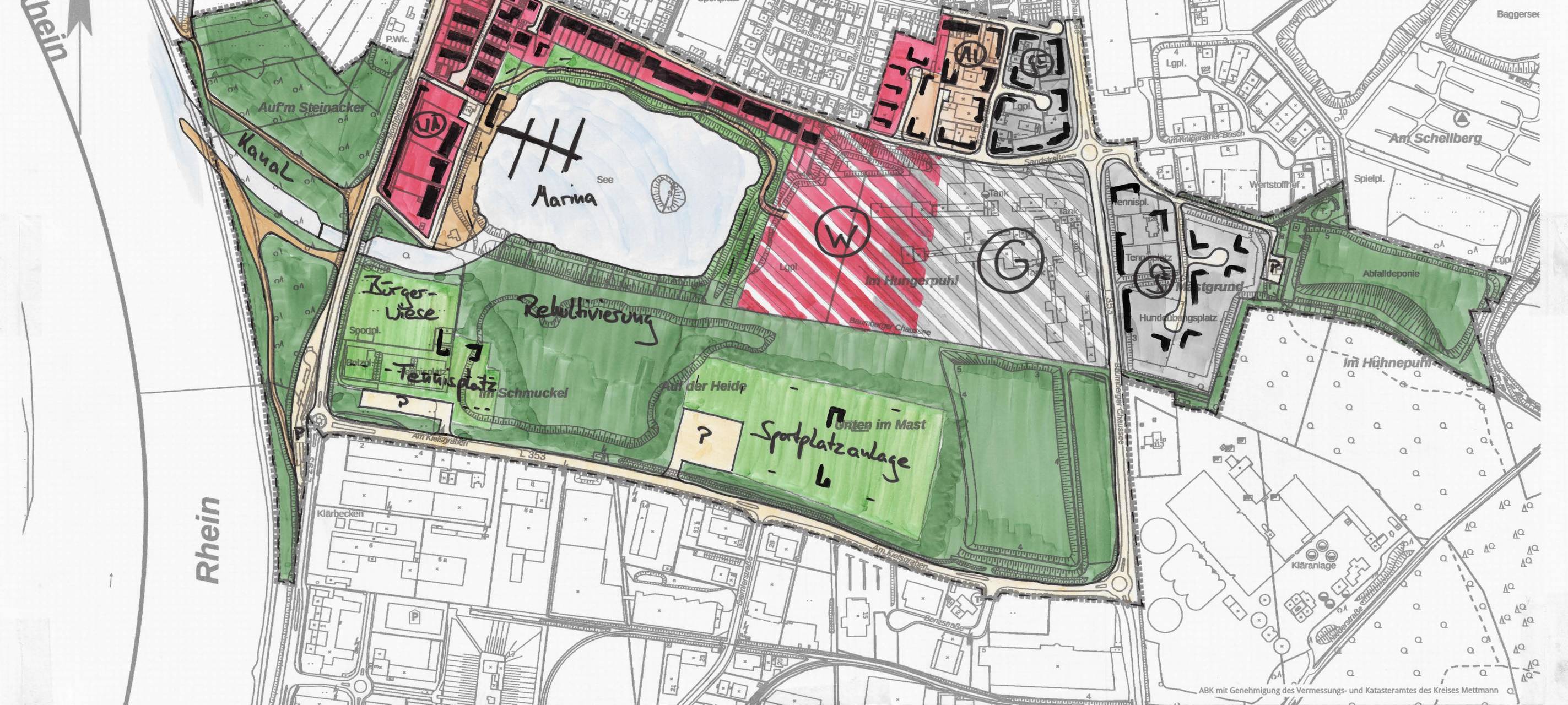 Bürgerschaftsabend zur Marina in Monheim