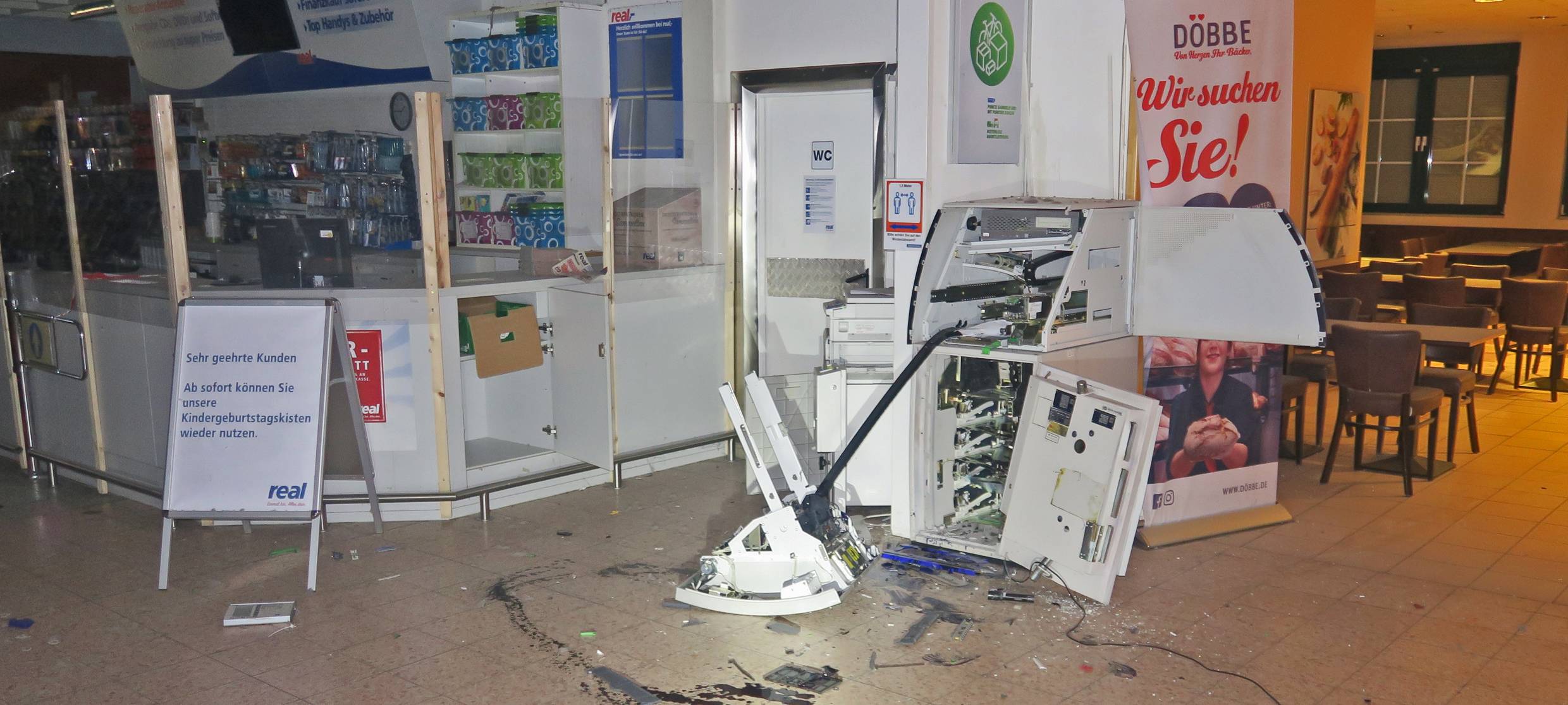 Wülfrath: Geldautomat gesprengt