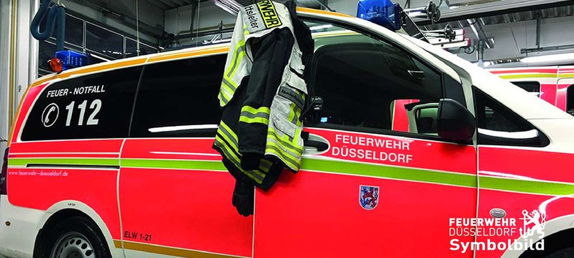Dachgeschosswohnung in Flammen
