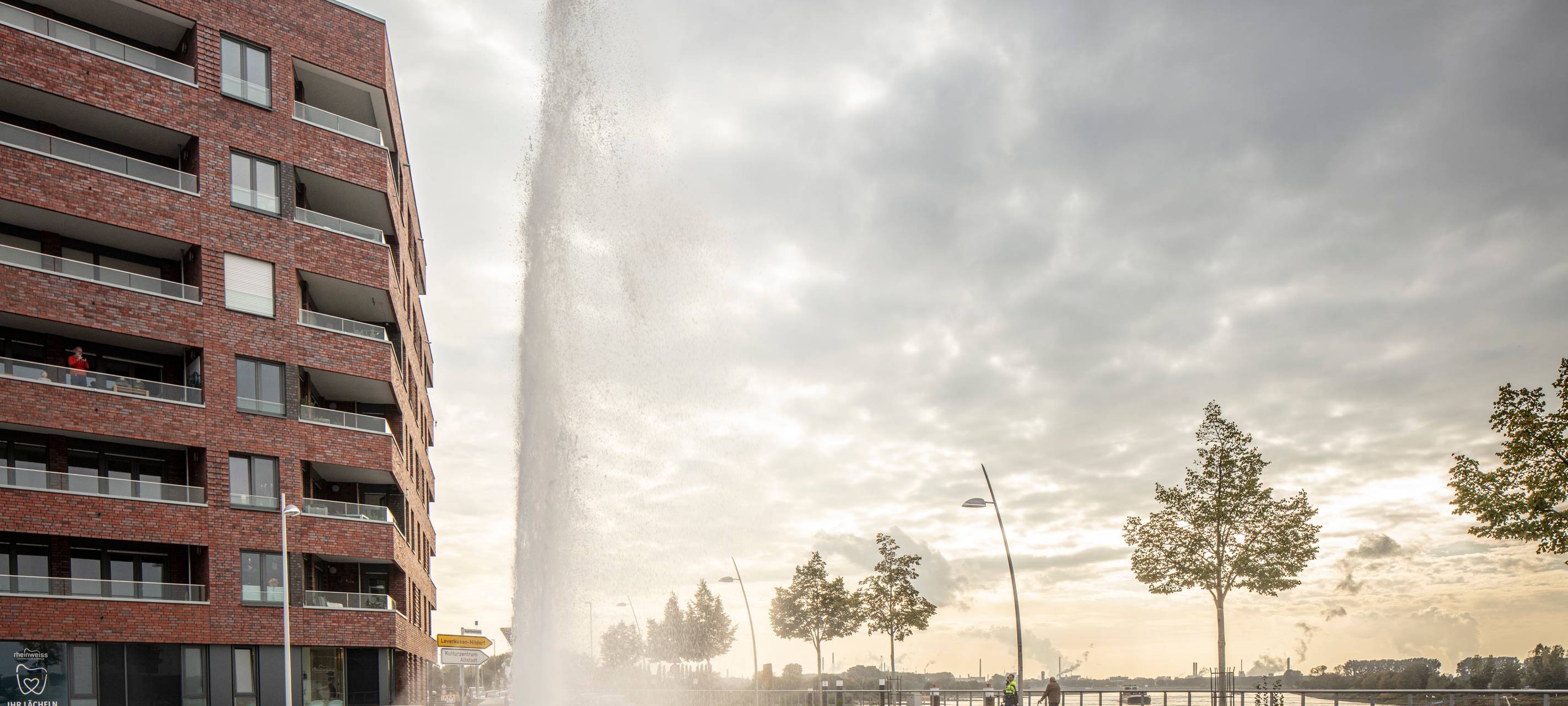 Geysir bricht ein letztes Mal dieses Jahr aus