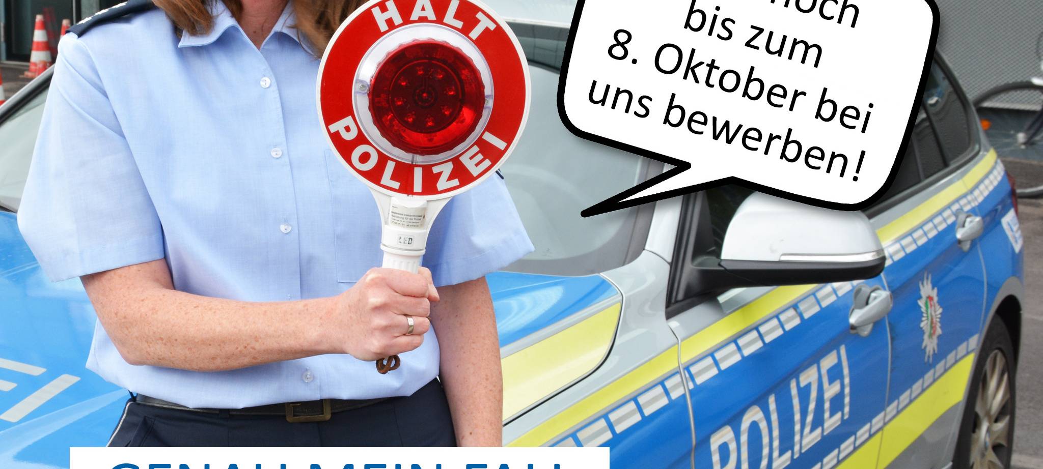 Polizei: Bewerbungsendspurt