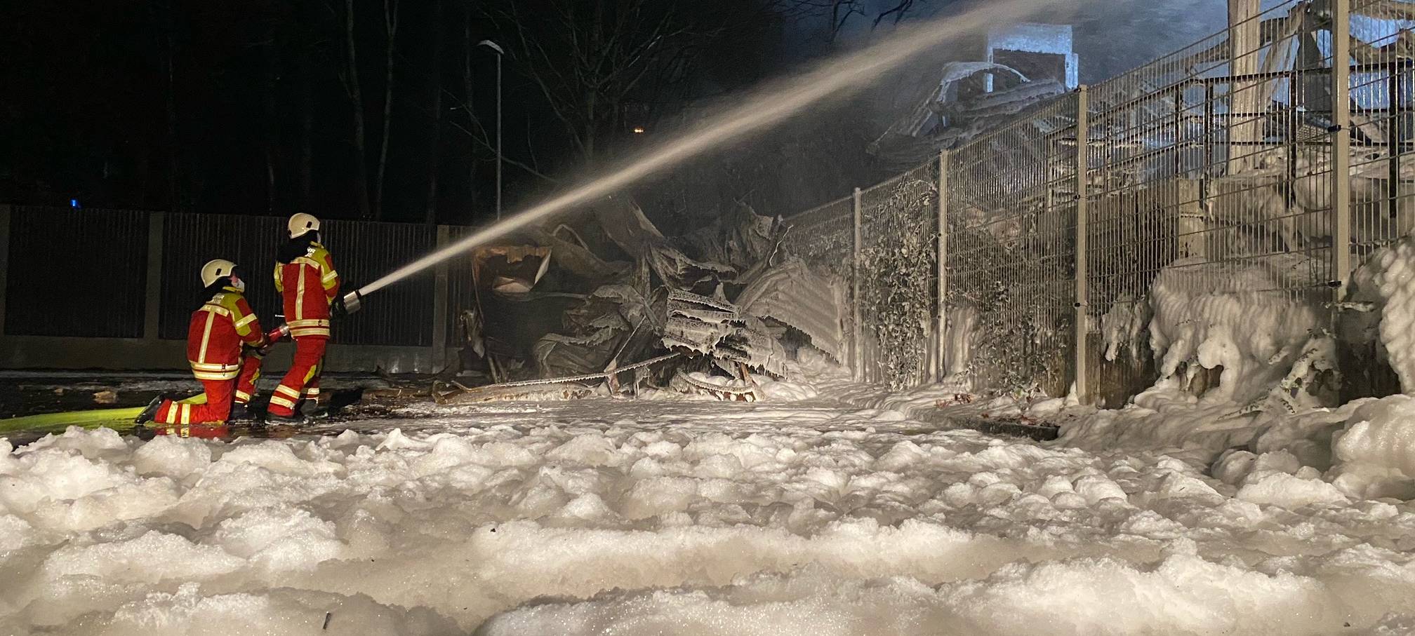 Erkrath: Großbrand gelöscht