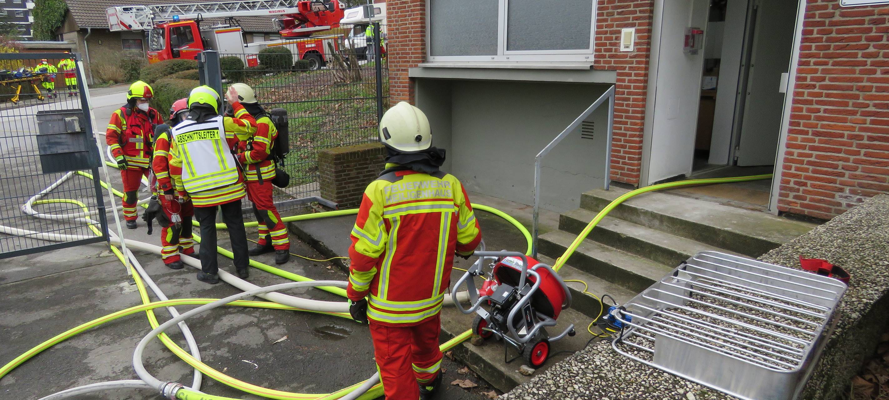 Heiligenhaus: Brand im Übergangswohnheim
