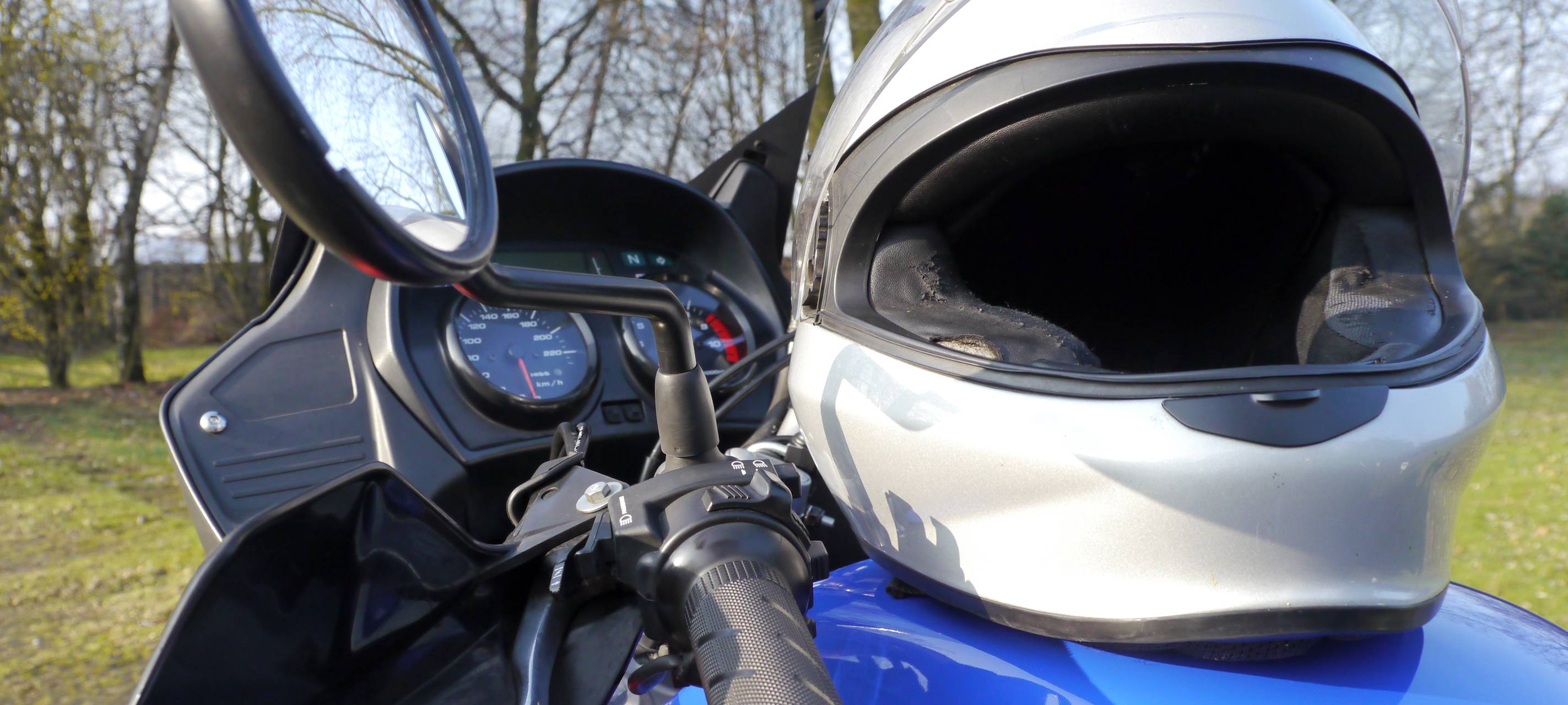 Polizei kontrollierte Motorradfahrer