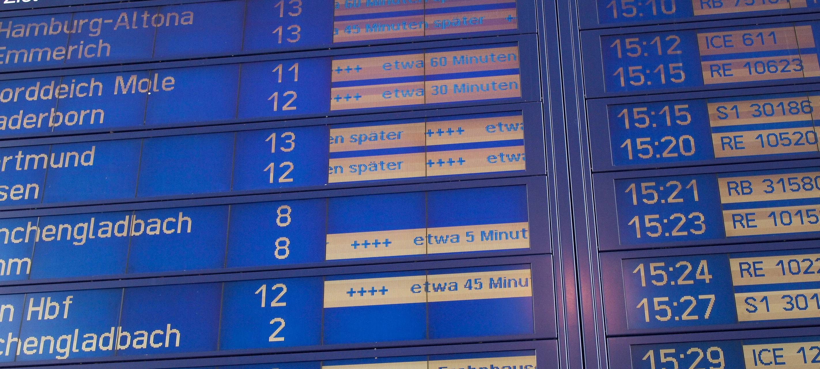 Auswirkungen des Bahnstreiks auf den Kreis Mettmann