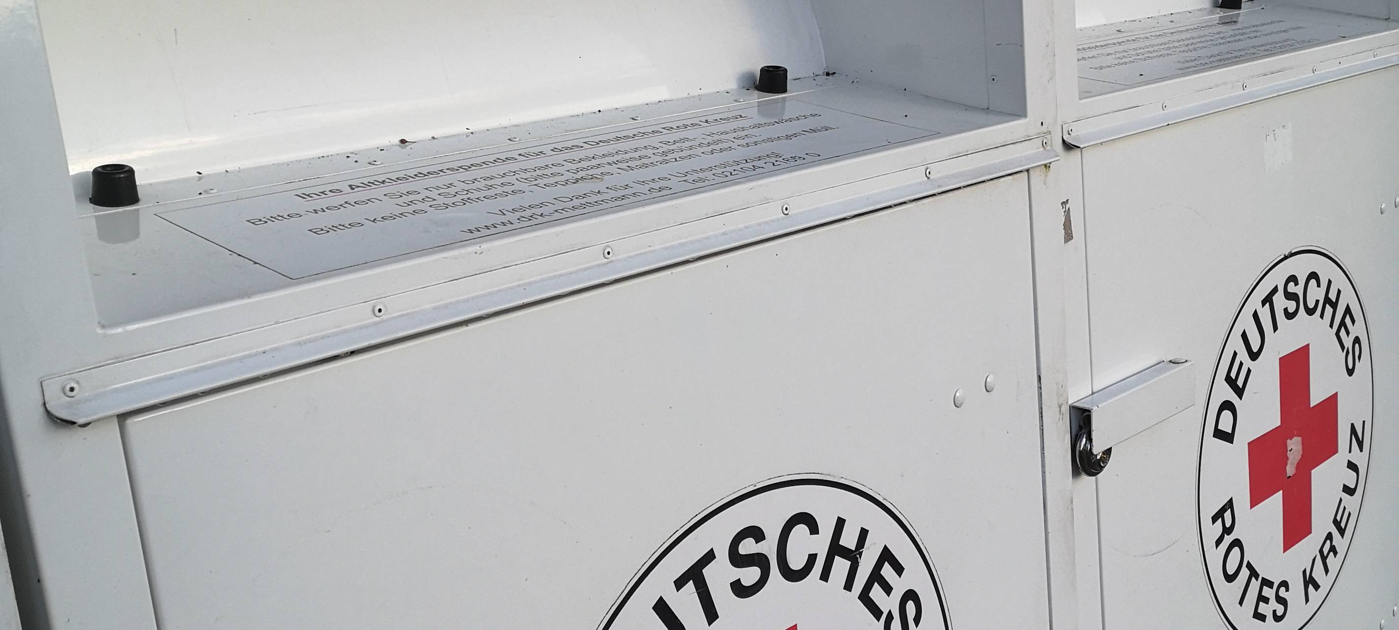 Hildens Altkleidercontainer müssen weg