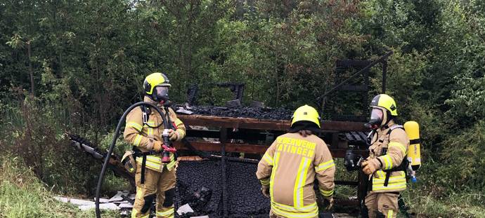 Ratingen: Jagdsitz abgebrannt