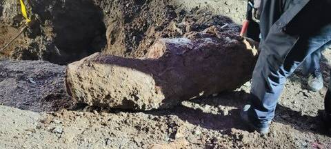 Fliegerbombe wurde abtransportiert