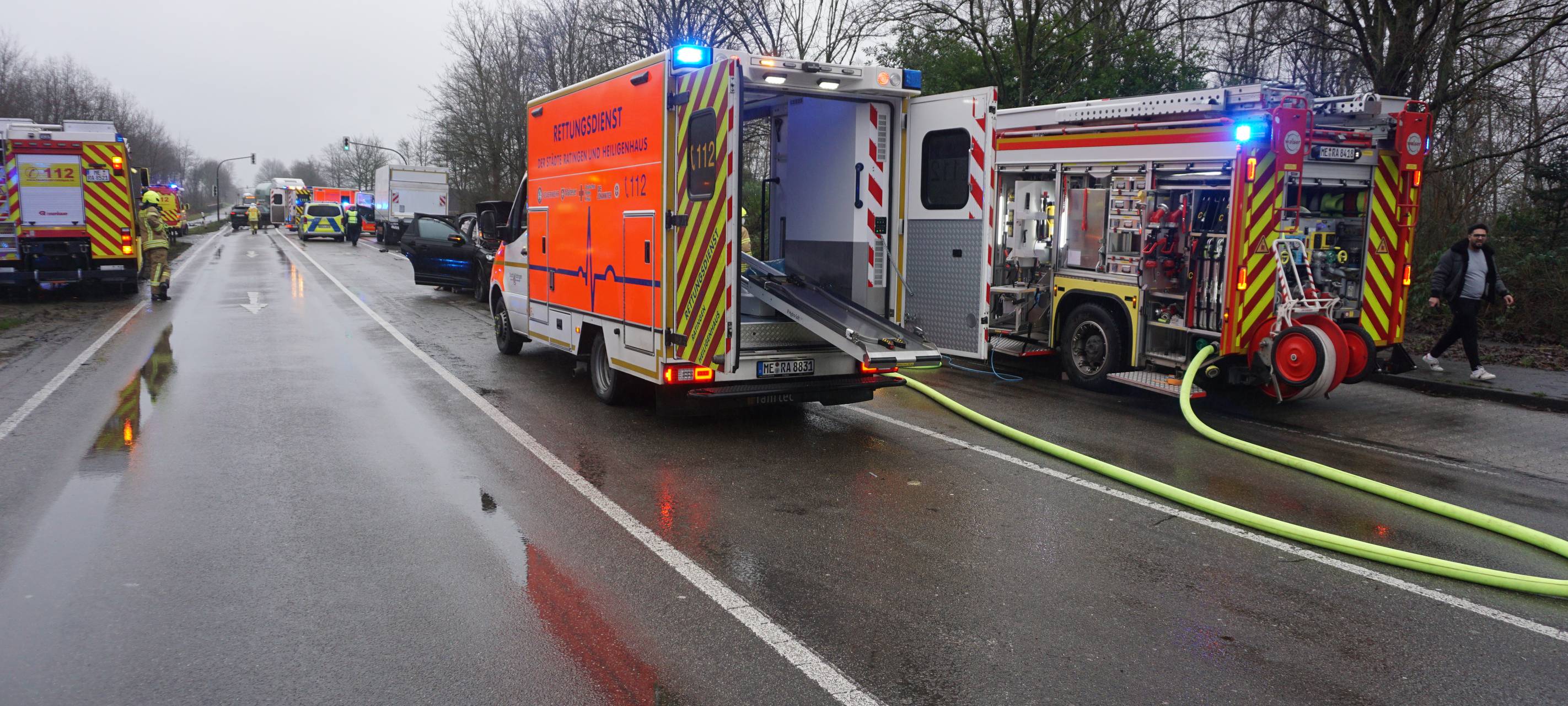 Schwerer Unfall auf der Brachter Straße