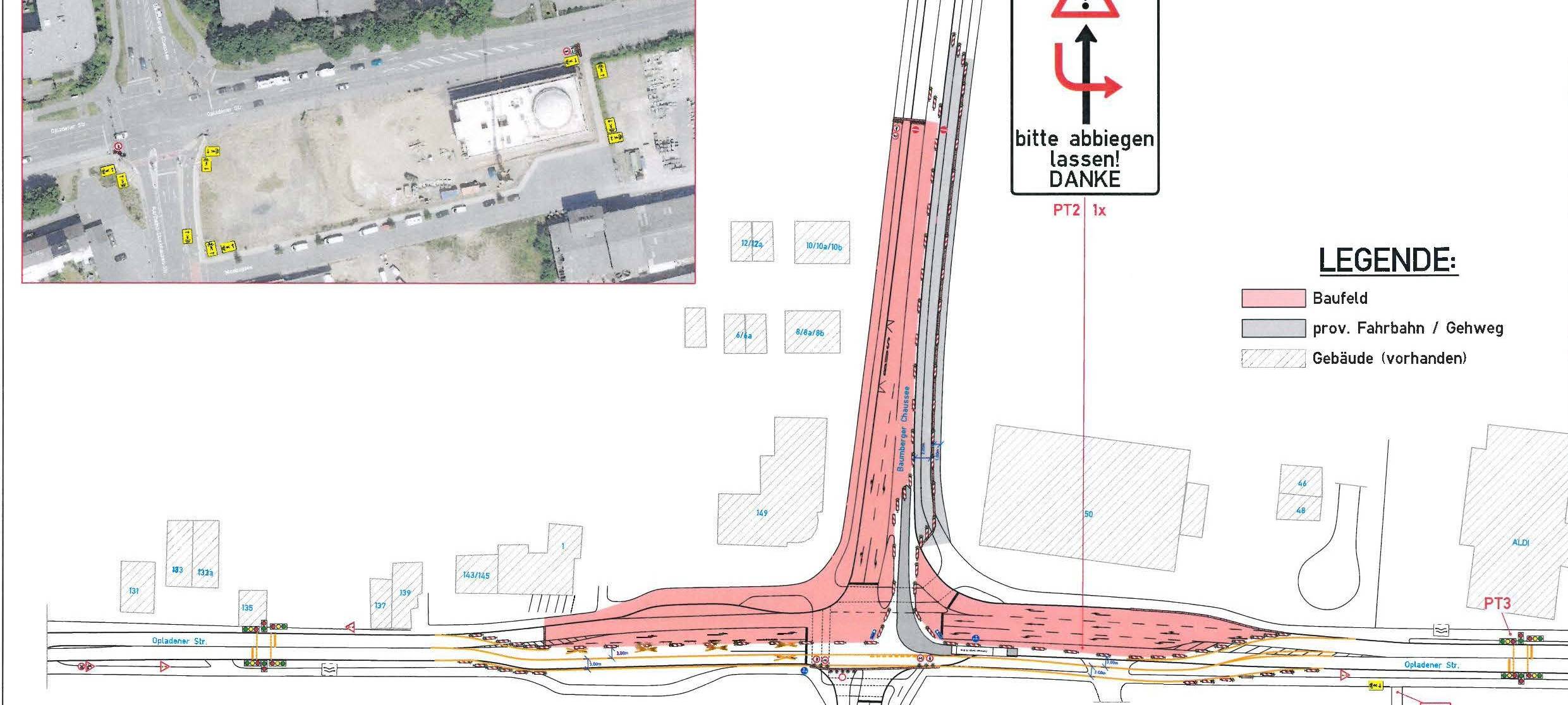 Sperrung Baumberger Chaussee