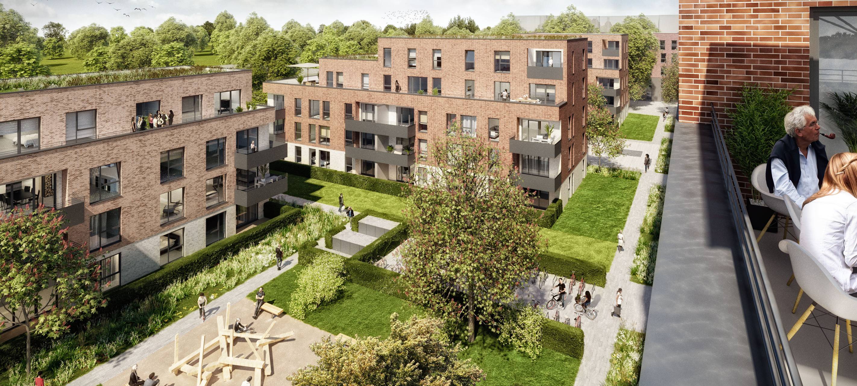 Aktueller Stand des Sophie-Scholl-Quartier