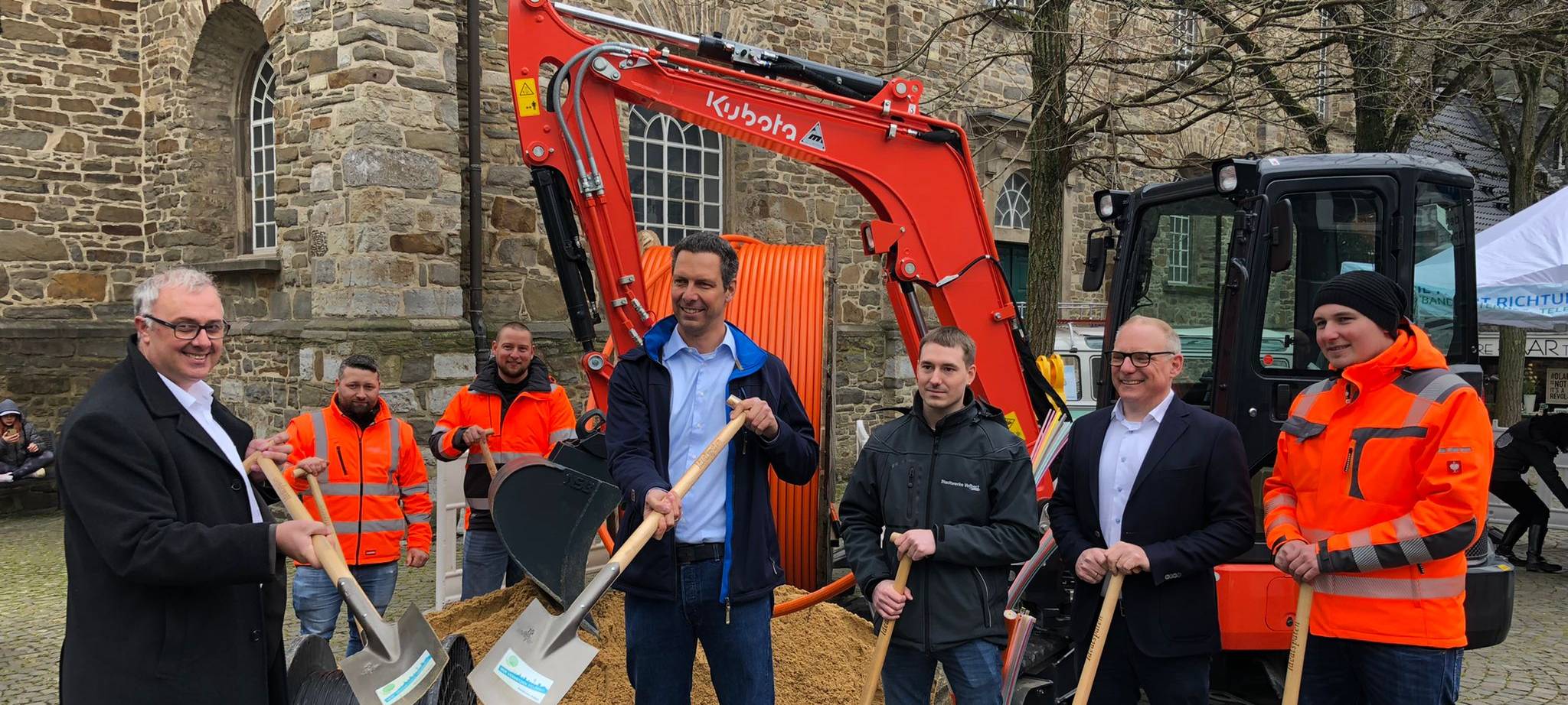 Glasfaserausbau in Velbert-Mitte und -Langenberg